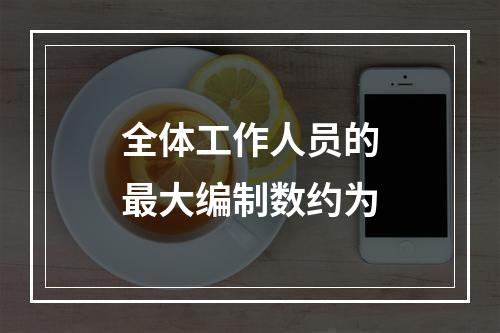 全体工作人员的最大编制数约为