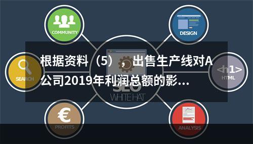 根据资料（5），出售生产线对A公司2019年利润总额的影响金