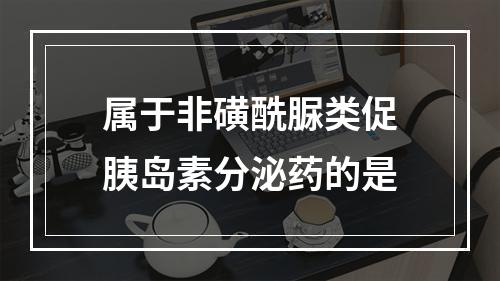 属于非磺酰脲类促胰岛素分泌药的是