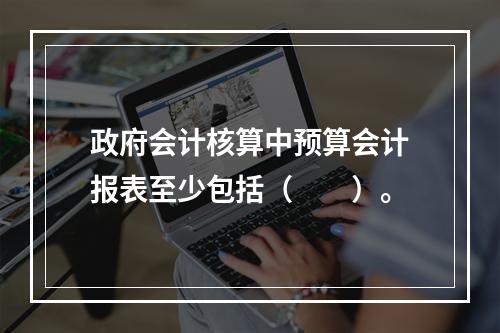 政府会计核算中预算会计报表至少包括（　　）。