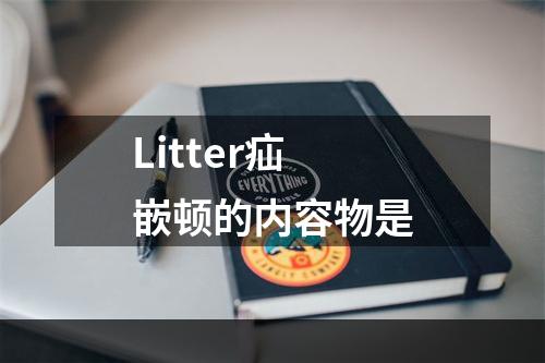 Litter疝嵌顿的内容物是