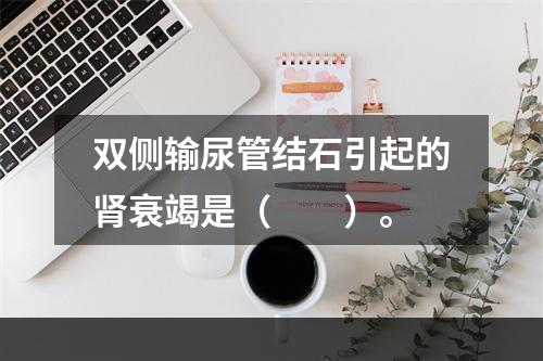 双侧输尿管结石引起的肾衰竭是（　　）。