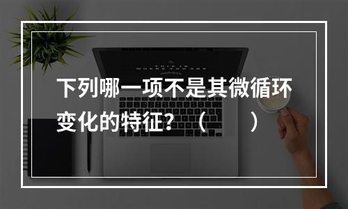 下列哪一项不是其微循环变化的特征？（　　）