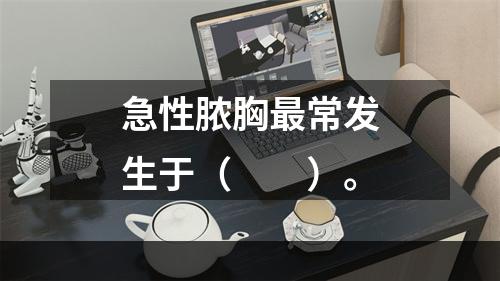 急性脓胸最常发生于（　　）。