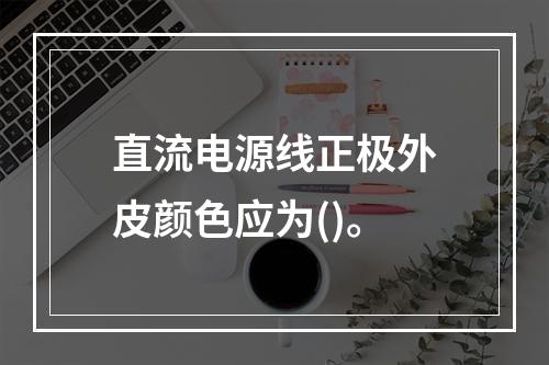 直流电源线正极外皮颜色应为()。