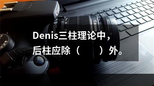 Denis三柱理论中，后柱应除（　　）外。