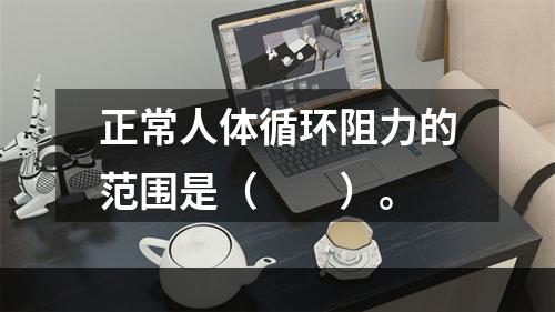 正常人体循环阻力的范围是（　　）。