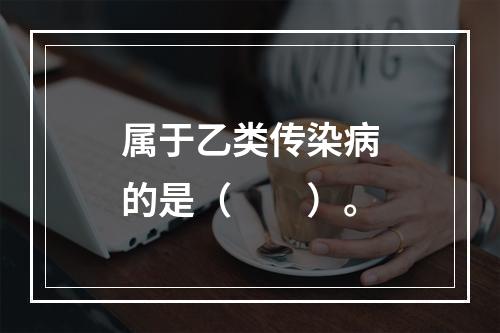 属于乙类传染病的是（　　）。