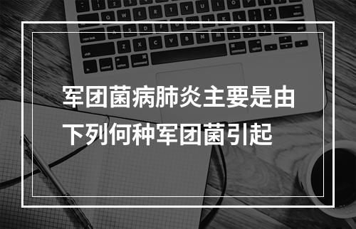 军团菌病肺炎主要是由下列何种军团菌引起