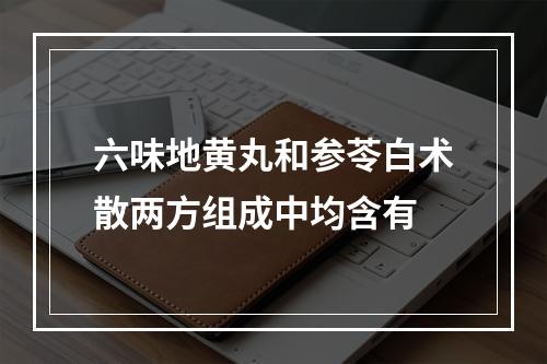 六味地黄丸和参苓白术散两方组成中均含有