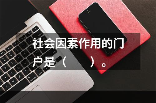 社会因素作用的门户是（　　）。