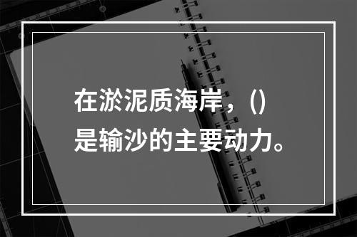 在淤泥质海岸，()是输沙的主要动力。