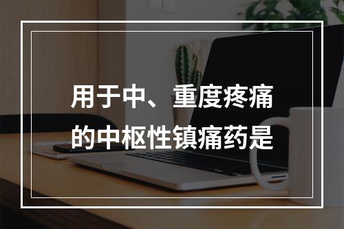 用于中、重度疼痛的中枢性镇痛药是