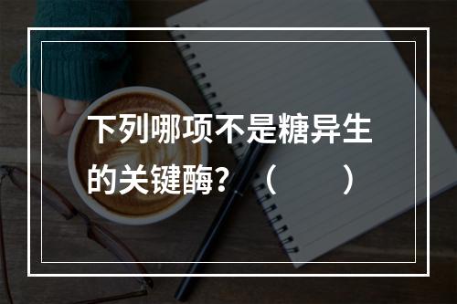 下列哪项不是糖异生的关键酶？（　　）