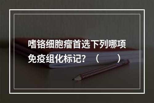 嗜铬细胞瘤首选下列哪项免疫组化标记？（　　）