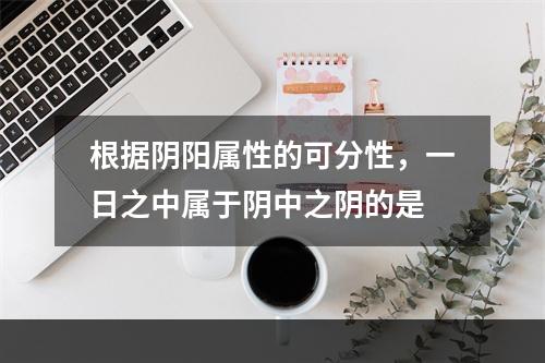 根据阴阳属性的可分性，一日之中属于阴中之阴的是