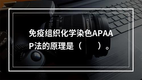 免疫组织化学染色APAAP法的原理是（　　）。