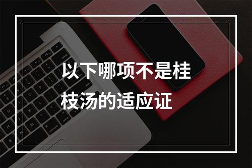 以下哪项不是桂枝汤的适应证