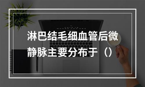 淋巴结毛细血管后微静脉主要分布于（）