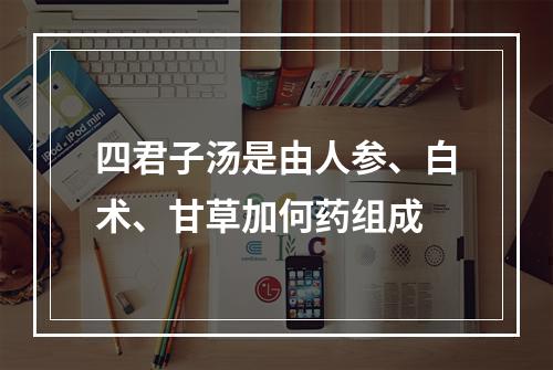 四君子汤是由人参、白术、甘草加何药组成