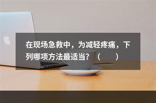 在现场急救中，为减轻疼痛，下列哪项方法最适当？（　　）