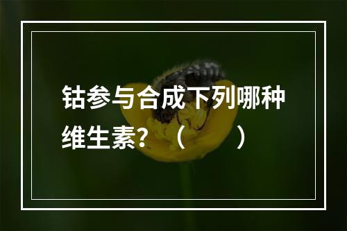 钴参与合成下列哪种维生素？（　　）