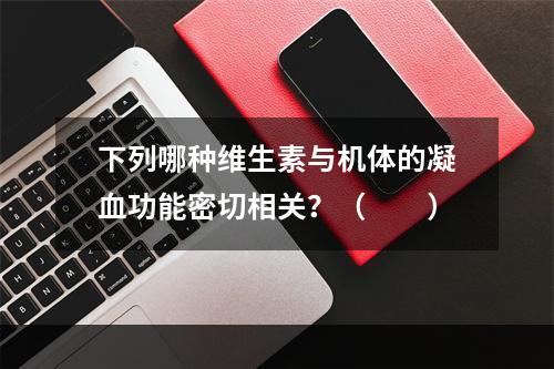 下列哪种维生素与机体的凝血功能密切相关？（　　）