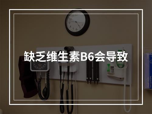 缺乏维生素B6会导致