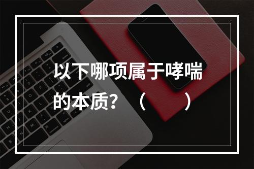 以下哪项属于哮喘的本质？（　　）