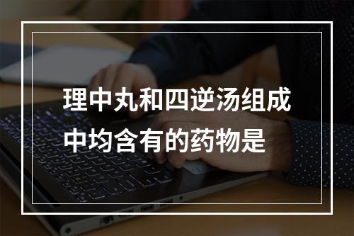 理中丸和四逆汤组成中均含有的药物是