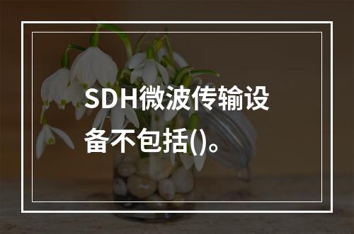 SDH微波传输设备不包括()。