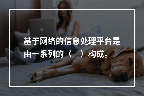 基于网络的信息处理平台是由一系列的（　）构成。