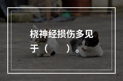 桡神经损伤多见于（　　）。