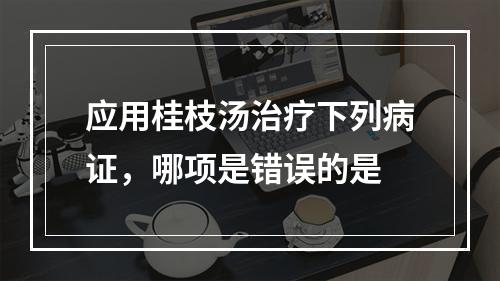 应用桂枝汤治疗下列病证，哪项是错误的是