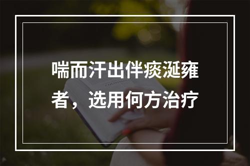 喘而汗出伴痰涎雍者，选用何方治疗