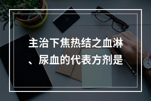 主治下焦热结之血淋、尿血的代表方剂是