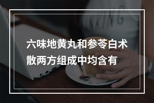 六味地黄丸和参苓白术散两方组成中均含有