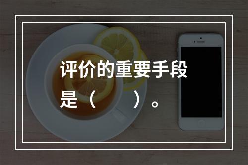 评价的重要手段是（　　）。