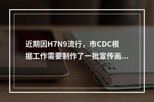 近期因H7N9流行，市CDC根据工作需要制作了一批宣传画册发