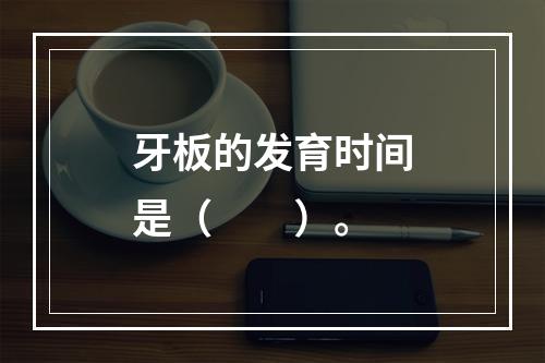 牙板的发育时间是（　　）。