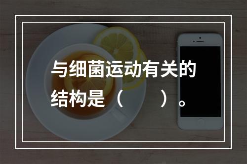 与细菌运动有关的结构是（　　）。