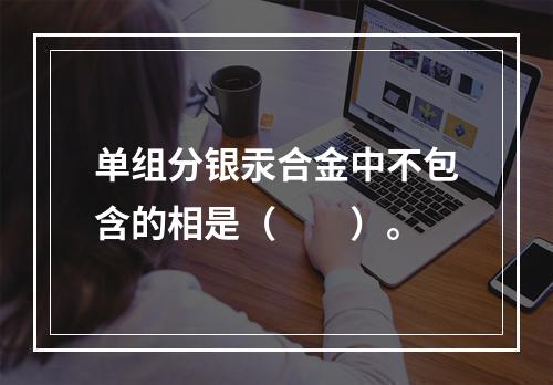 单组分银汞合金中不包含的相是（　　）。