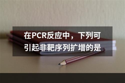 在PCR反应中，下列可引起非靶序列扩增的是