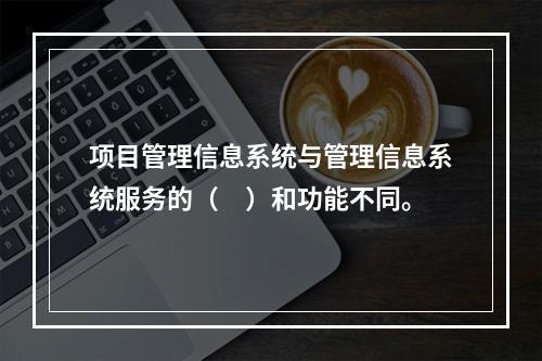 项目管理信息系统与管理信息系统服务的（　）和功能不同。