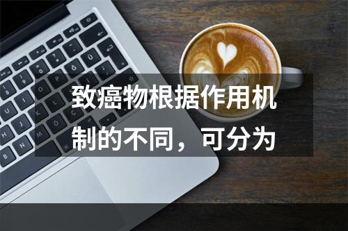 致癌物根据作用机制的不同，可分为