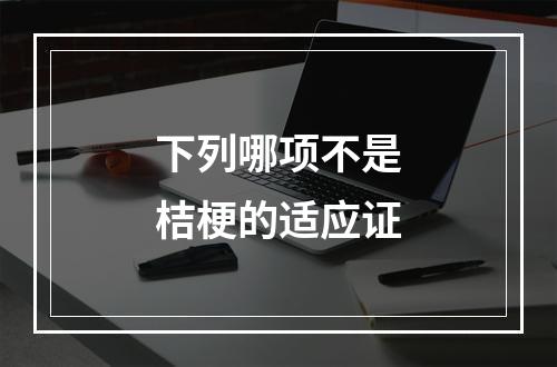 下列哪项不是桔梗的适应证