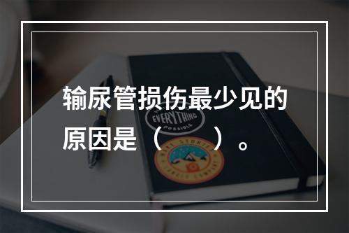 输尿管损伤最少见的原因是（　　）。