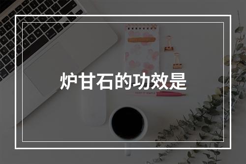 炉甘石的功效是