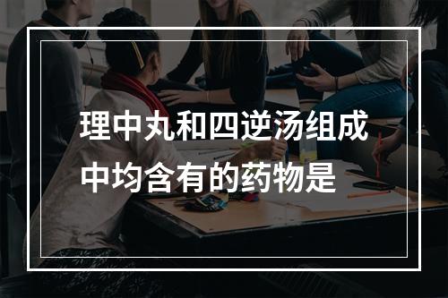 理中丸和四逆汤组成中均含有的药物是