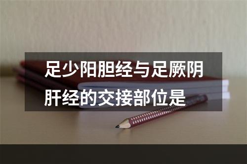 足少阳胆经与足厥阴肝经的交接部位是